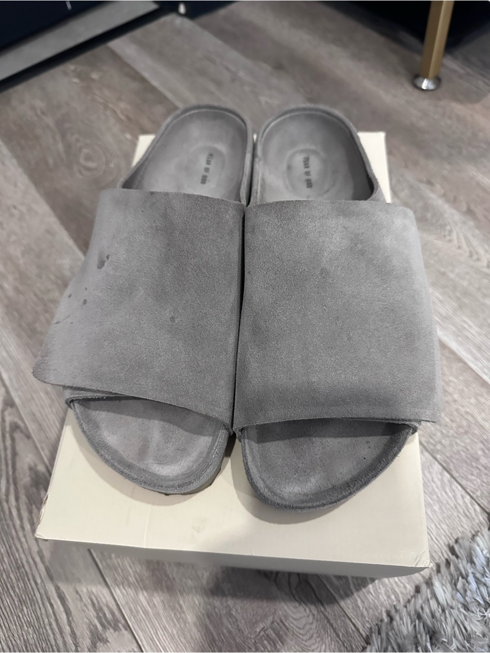 Birkenstock Fear of God Suede Slides